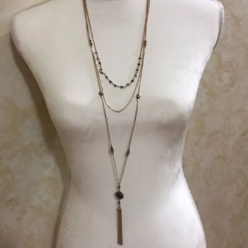 Beautiful Three Layer Necklace!!